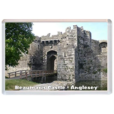 Image of Beaumaris Castle Anglesey Wales Jumbo Fridge Magnet/Magnets