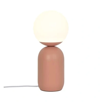 Image of Nordlux Table lamp Notti, metal and glass, terracotta