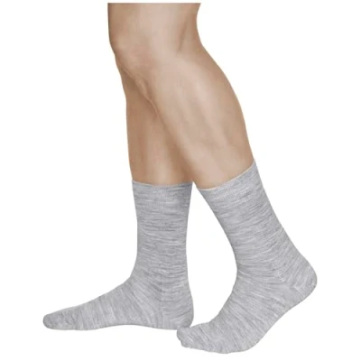 Image of vitsocks Men&#039;s 80% MERINO Wool Fine Warm Socks (3 PAIRS) Soft Breathable Comfortable, light grey, 6 8