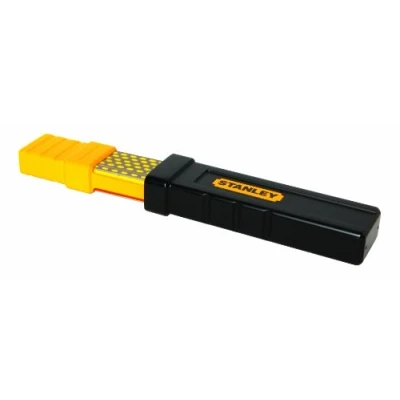 Image of Stanley STHT0 16144 Diamond Sharpening Stone, Black/Yellow