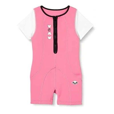 Image of Arena Kids Neoprene Warmsuit Awt Protection Gear Fuchsia, 3 4Y