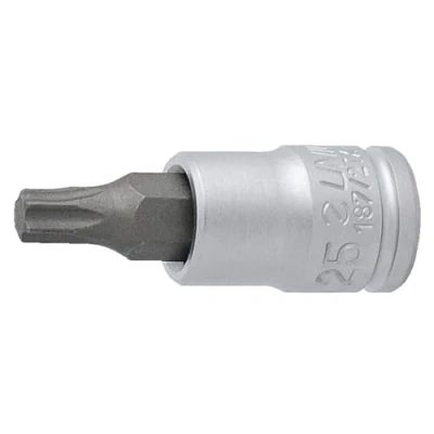 Image of Unior Screwdriver Socket with Tx Profile 1/4&quot; 25