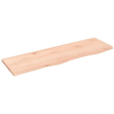 Image of vidaXL Bathroom Countertop 100x30x2 cm Untreated Solid Wood