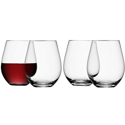 Image of LSA Wine Stemless Red Glass Set Of Four