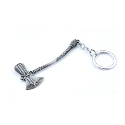Image of Multibao Thor Keychain Keyring Infinity War Stormbreaker Ax Avengers Metal Sliver, Silver, One Size