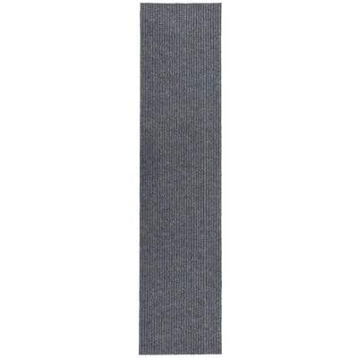 Image of vidaXL Dirt Trapper Carpet Runner 100x450 cm Grey