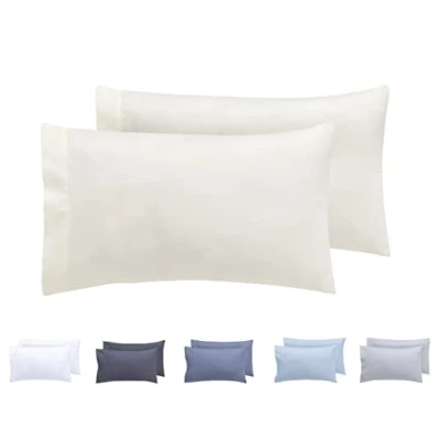 Image of Todocama Set of 2 Microfiber Extra Soft Hypoallergenic Pillow Cases