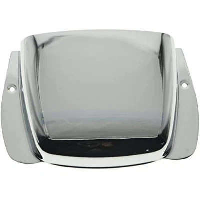 Image of Chrome P Bass Guitar Bridge Cover Protector for Fender Style Precision