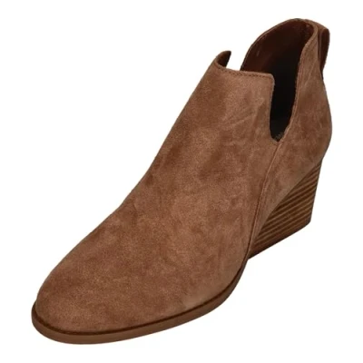 Image of TOMS Women&#039;s Gwen Ankle Boot, Brown Sugar Suede, 6 UK