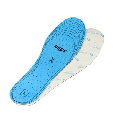 Image of Cut to Fit Size Next Generation Anti Bacterial Odour Killing Shoe Insoles Inserts Ultra Fresh Technology with Zinc Pyrithione Kaps Carbonex