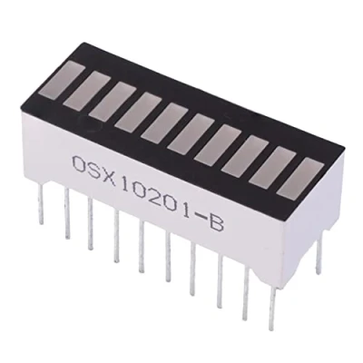 Image of Blue 10 Segment LED Bar Array Display