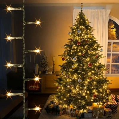 Buy EcoNour Christmas Tree Lights 1500 LED 50m Warm White 8 Hrs On ...