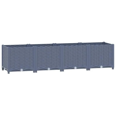 Image of vidaXL Raised Bed 160x40x38 cm Polypropylene