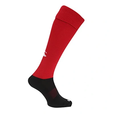 Image of Canterbury Mens Playing Rugby Sport Socks (M) (Red)