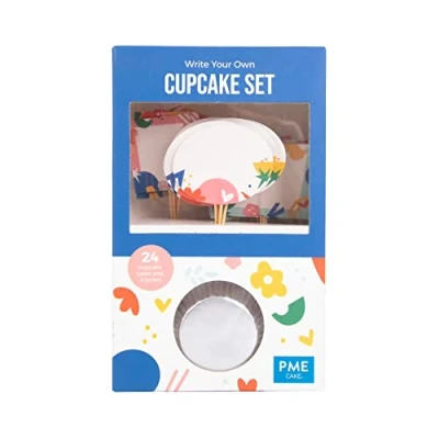 Image of PME Cupcake Set Write Your Own Message, of 24