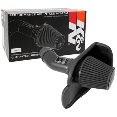 Image of K&amp;N Cold Air Intake Kit: High Performance, Increase Horsepower: Compatible with 2011 2019 Dodge/Chrysler (Charger, Challenger, 300) 6.4L V8, 71 2545