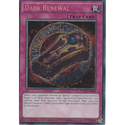 Image of YuGiOh YGLD ENB00 1st Ed Dark Renewal Secret Rare Card ( Yu Gi Oh! Single )