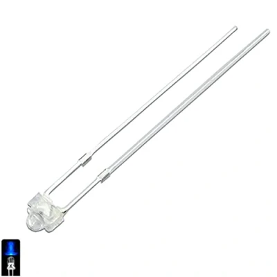 Image of UMTMedia® 10 x Blue 1.8mm Ultra Bright LEDs Clear LED Bulb