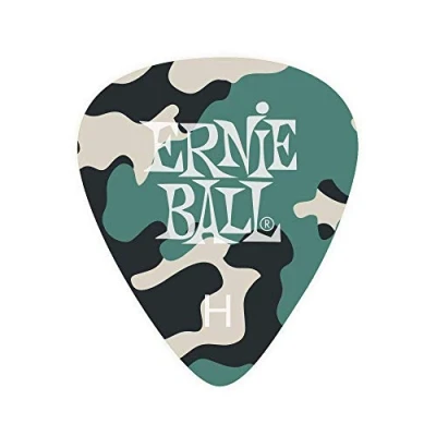 Image of Ernie Ball Camouflage Cellulose Heavy bag of 12, P09223