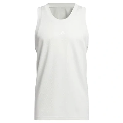 Image of adidas Performance Legends TANK Top Orbit grey white, Men&#039;s, Size: Medium, white