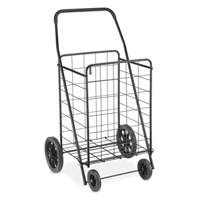 Image of Whitmor 6318 2678 Deluxe Rolling Utility Cart, Black,XL