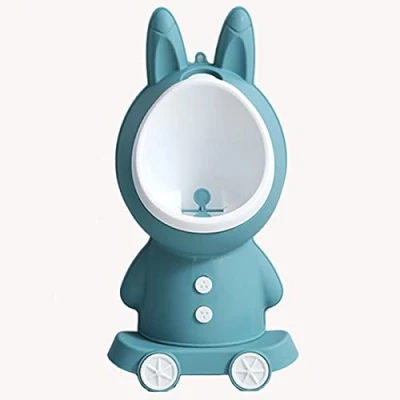 Image of Coo11 Urinal for Toddlers Kids Boys Adjustable Height Wall Mounted and Stand Rabbit Pot Toddler Toilet Training hygine Skill Improve 18+ Months (Grey)