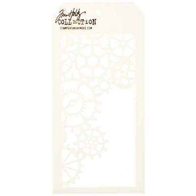 Image of Stampers Anonymous Tim Holtz Layered Stencil 4.125 inch x 8.5 Gears