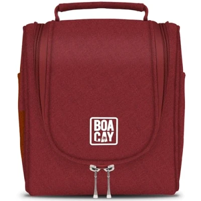Image of BOACAY Small Hanging Travel Toiletry Bag for Women &amp; Men, Makeup Bag, Shower Wash Organiser Kit Cosmetics, Essentials, Accessories