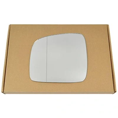 Image of Less4spares Wing Mirror Glass Left Compatible with VW transporter T5 LHD 2003 2009 STICK ON Passenger Near Side Blind Spot