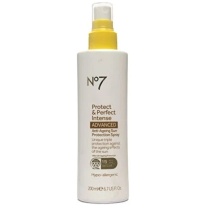 Image of No7 Protect &amp; Perfect Intense ADVANCED Anti Ageing Sun Protection Spray SPF 15 200ml