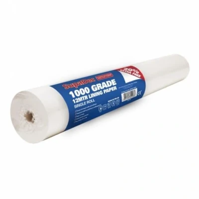 Image of Supadec 1000 Grade 12M Wall Lining Paper Covering Covers Ceiling (1) by