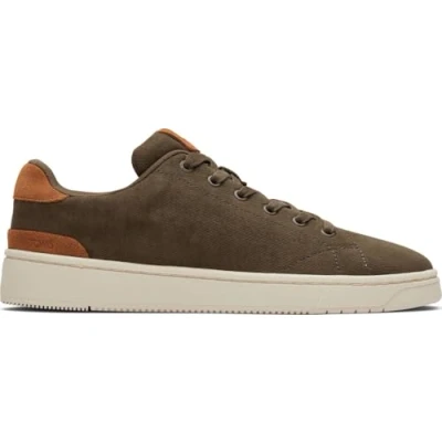 Image of TOMS Men&#039;s TRVL LITE 2.0 Low Sneaker, Canteen Recycled Cotton Twill, 6.5 UK