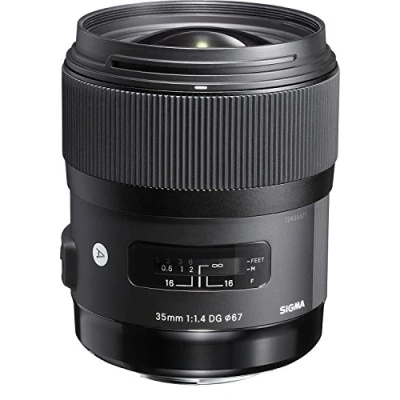 Image of Sigma 340306 35mm F1.4 DG HSM Lens for Nikon Black