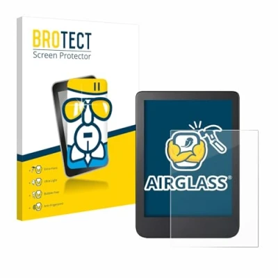 Image of brotect Glass Screen Protector Film compatible with Kobo Clara 2E Foil 9H Protection [Scratch Resistant, High Clarity]