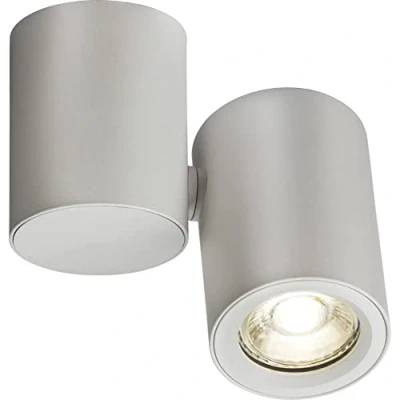 Image of KnightsBridge Dee Single Surface Adjustable Round Spotlight White