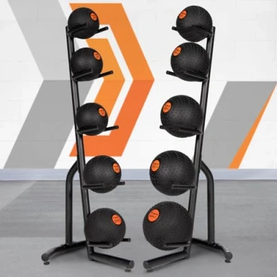 Image of METIS Fitness Slam Balls [3kg 30kg] Build Strength and Improve with Bounce Resistant Available Individually or as a Set (Complete (3kg 30kg) + 2 Racks)