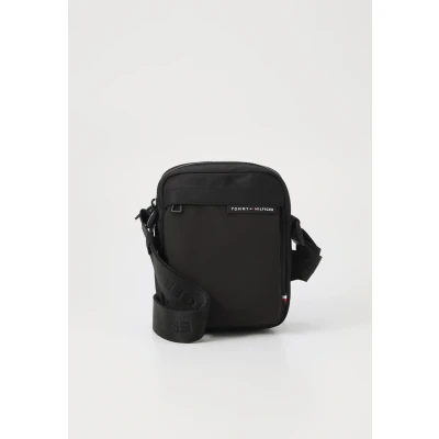 Image of Tommy Hilfiger Repreve MINI Reporter Unisex Cross body bag, Size: One Size, Black