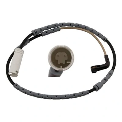 Image of 34356764851, 34356777650, 34356789441 Brake Pad Wear Sensor FEBI BILSTEIN 29662 Front Axle Left, only fitted on one side BMW: 3 Saloon, Touring