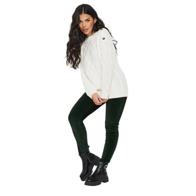 Image of PixieGirl Khaki Green Cord Skinny Jeans Petite