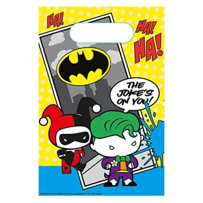 Image of (PKT) Child DC Batman vs Joker Paper Loot Bags