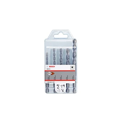Image of Bosch Accessories Professional 5 Pc HEX Concrete Drill Bit Set (Concrete, Ø 4/5/6/8/10 mm, Accessory Impact Drill)
