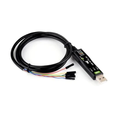 Image of Waveshare Industrial USB TO TTL Serial Converter Adapter Cable (C) 3.3V 5V Onboard FT232RNL Chip Suitable for Port Debugging of Equipments