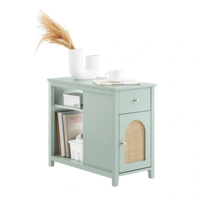 Image of SoBuy Side Cabinet Storage Sofa Table End Table, FBT159 GR