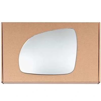 Image of Less4spares Wing Mirror Glass Left Compatible with Kia Picanto 2008 2011 STICK ON Passenger Near Side Convex