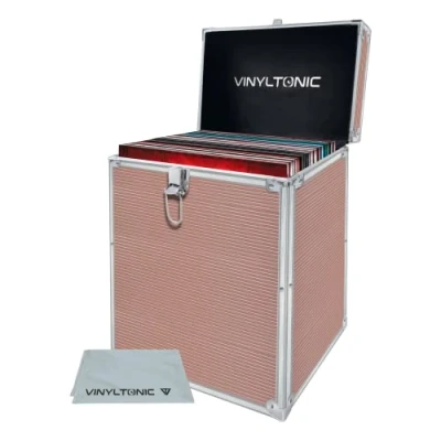 Image of Vinyl Tonic 7&quot; Or 12&quot; LP Storage Case with Cloth 3 Colours to Choose from