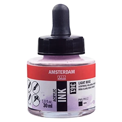 Image of Amsterdam ACRYLC Ink Light Rose, One Size