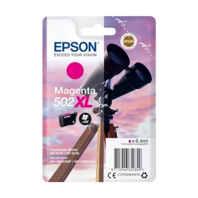 Image of Epson 502XL Magenta Binoculars, High Yield Genuine Ink Cartridge