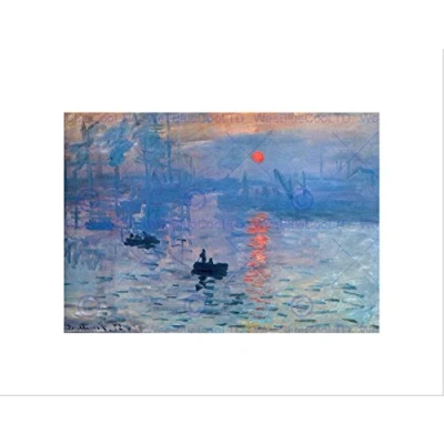 Image of Wee Blue Coo Claude Monet Impression Sunrise Old Master Wall Art Print