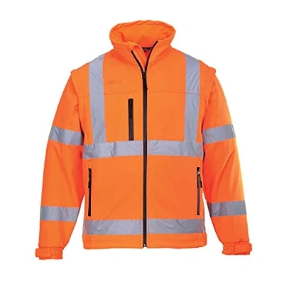 Image of Portwest Hi Vis Softshell Jacket (3L) Orange 4XL