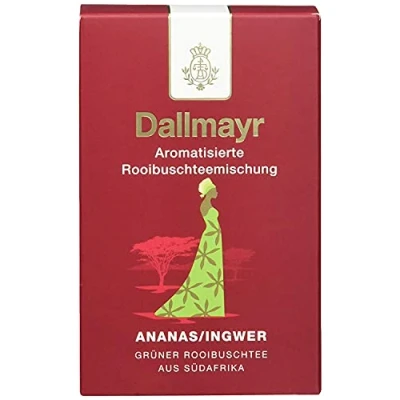 Image of Dallmayr Pineapple Ginger Rooibos Loose Leaf Green Tea, 100 g, Germany